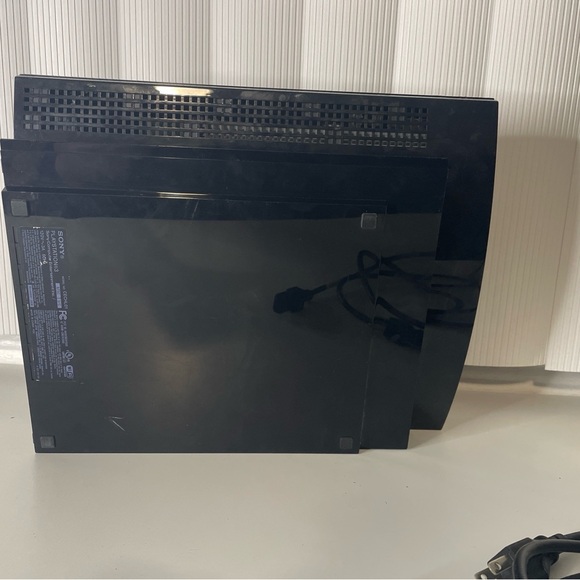 SONY PLAYSTATION 3 CECHL01 BLACK CONSOLE ONLY Feasted Working With Power Cord